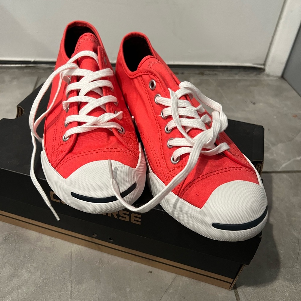 Converse Red and White Classic Sneakers